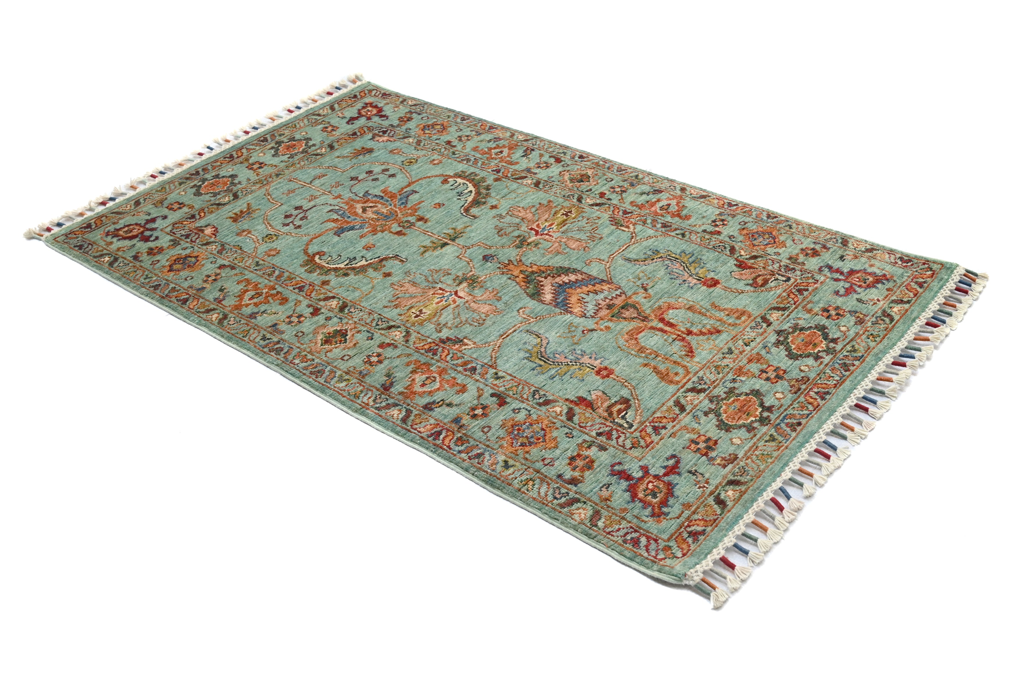 Sultani Aqua Rug PC 57559 - 1.24m X 0.77m