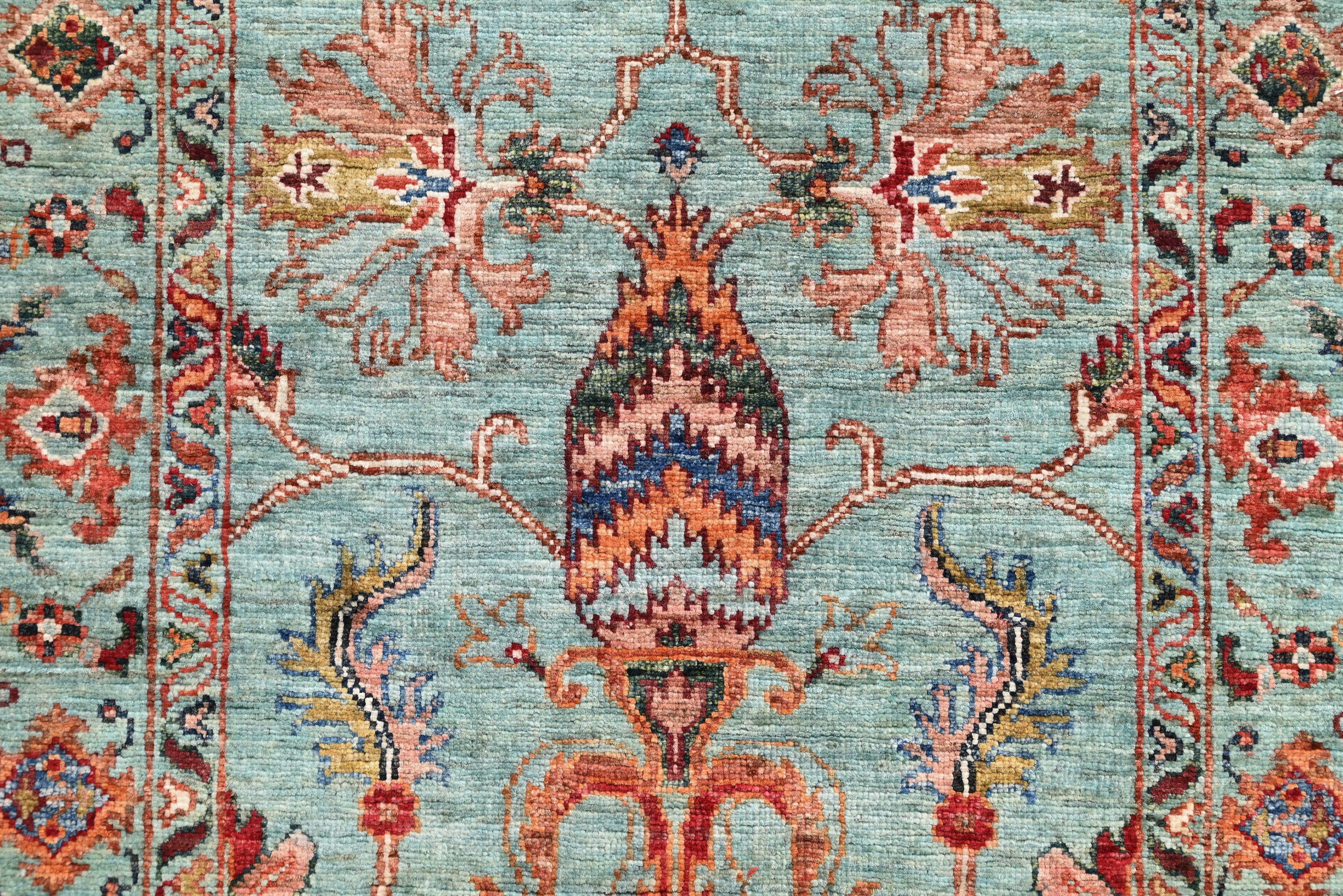 Sultani Aqua Rug PC 57559 - 1.24m X 0.77m