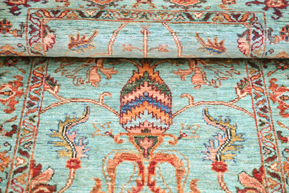 Sultani Aqua Rug PC 57559 - 1.24m X 0.77m