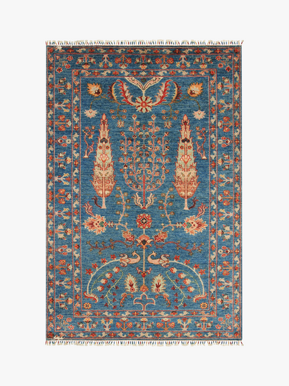 Pictorial Blue Rug PC 54672 - 1.87m X 1.25m