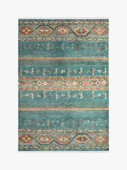 Khurjeen Green Rug PC 57553 - 2.39m X 1.71m