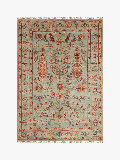 Pictorial Grey Rug PC 54676 - 1.79m X 1.27m