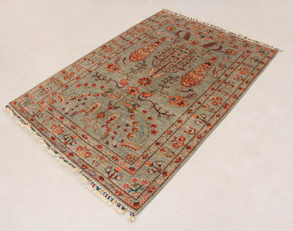Pictorial Grey Rug PC 54676 - 1.79m X 1.27m