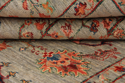 Pictorial Grey Rug PC 54676 - 1.79m X 1.27m