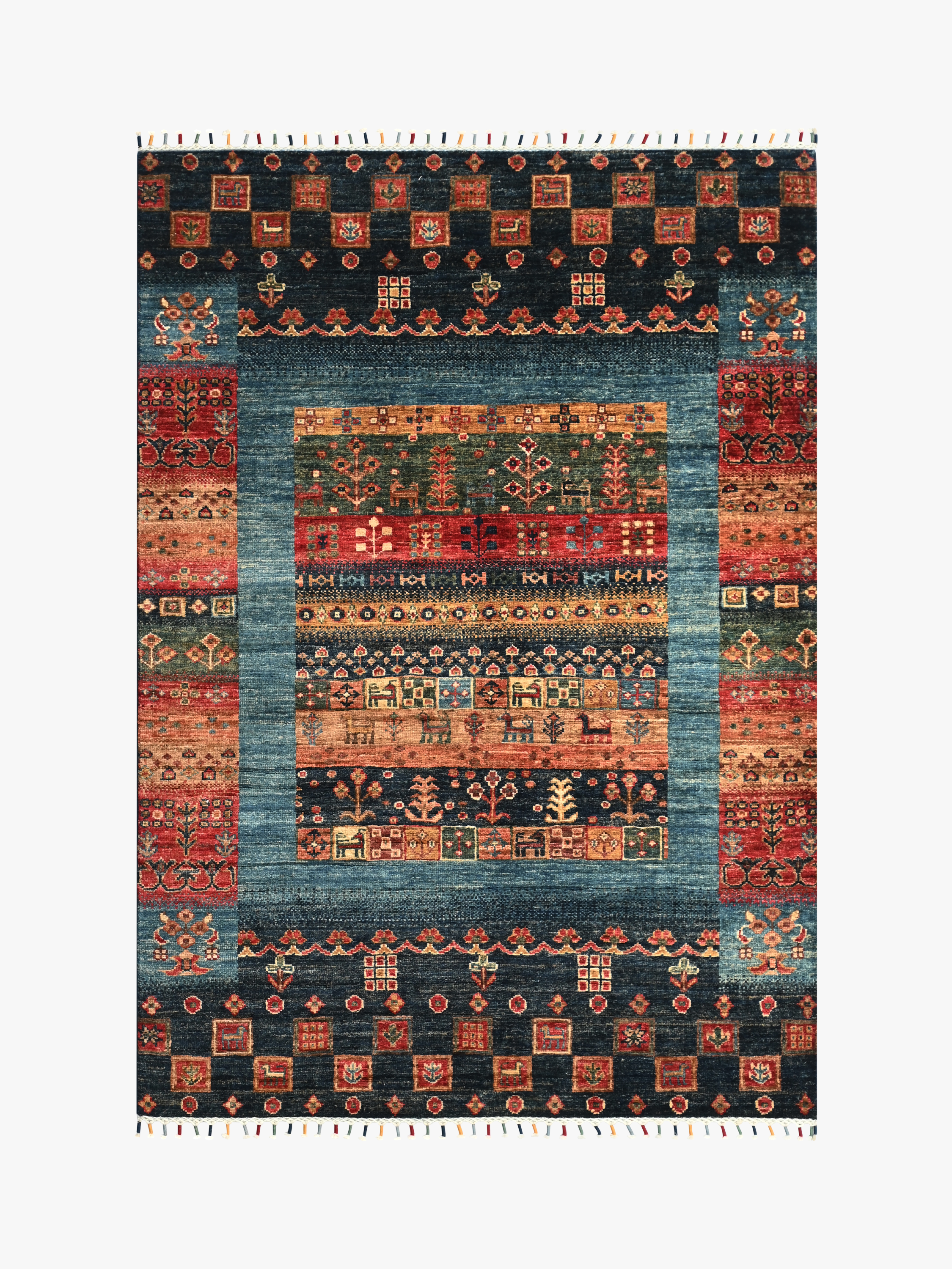 Loribaft Blue Rug PC 57556 - 1.50m X 1.07m