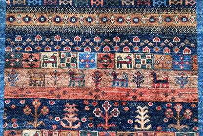 Loribaft Blue Rug PC 57556 - 1.50m X 1.07m