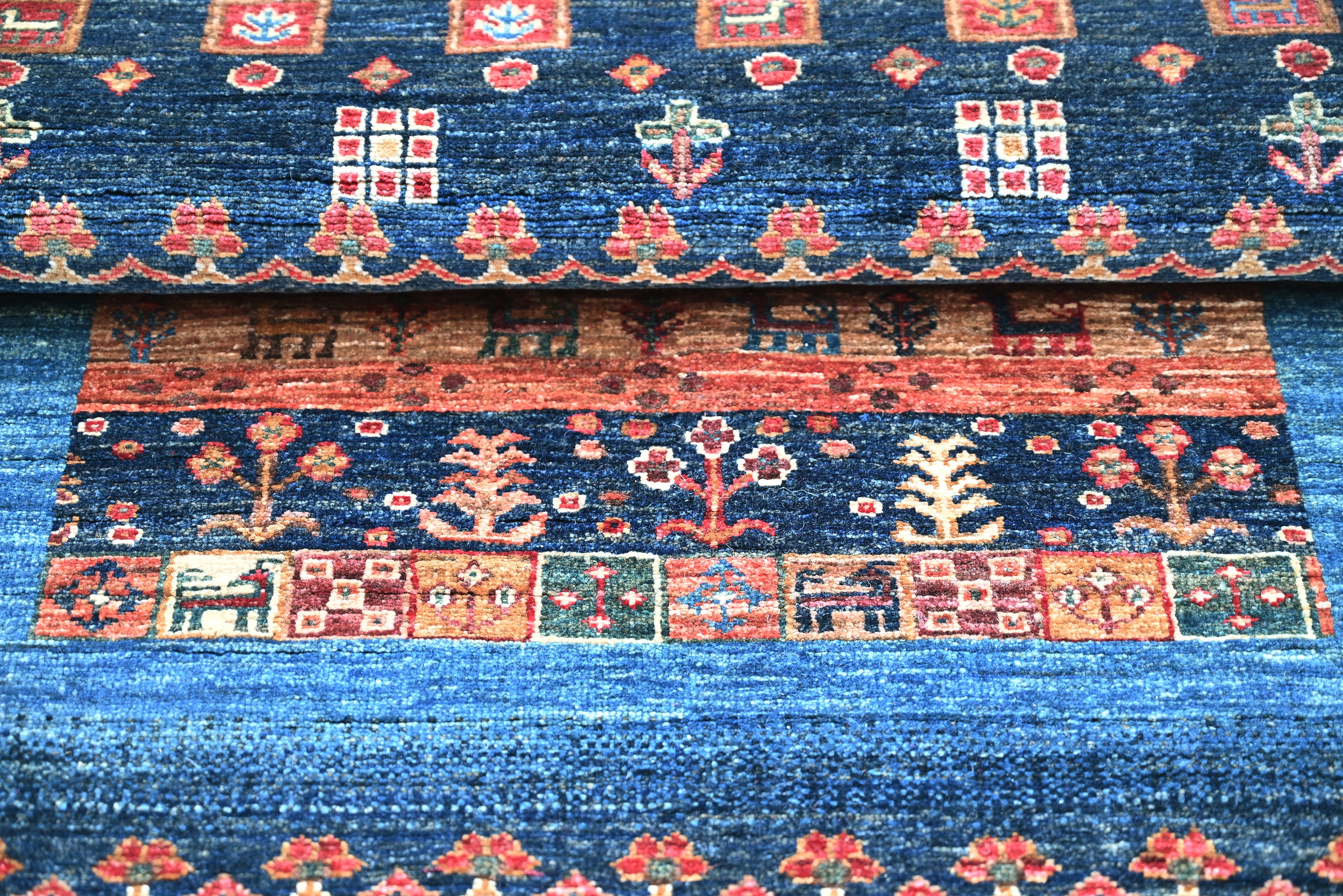 Loribaft Blue Rug PC 57556 - 1.50m X 1.07m