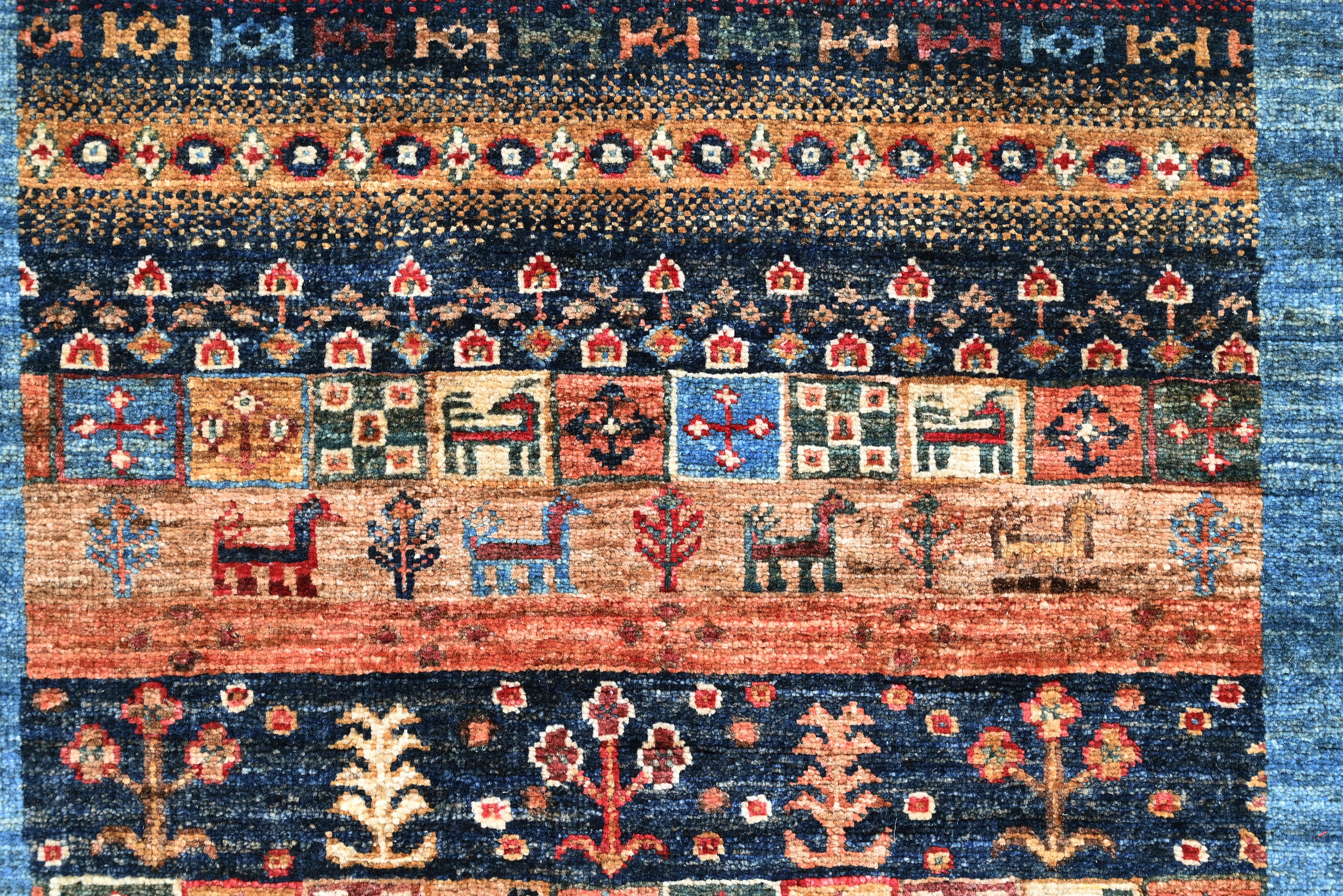 Loribaft Blue Rug PC 57557 - 1.51m X 1.06m