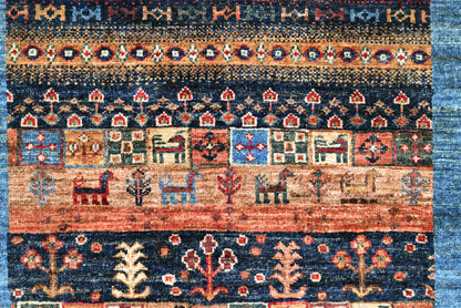 Loribaft Blue Rug PC 57557 - 1.51m X 1.06m