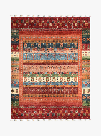 Loribaft Red Rug PC 57555 - 1.97m X 1.53m