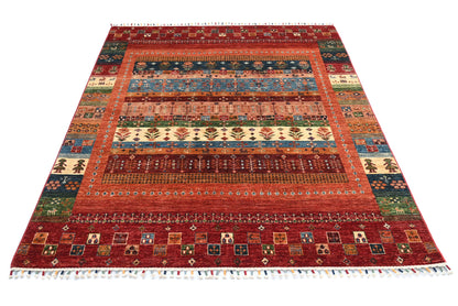Loribaft Red Rug PC 57555 - 1.97m X 1.53m