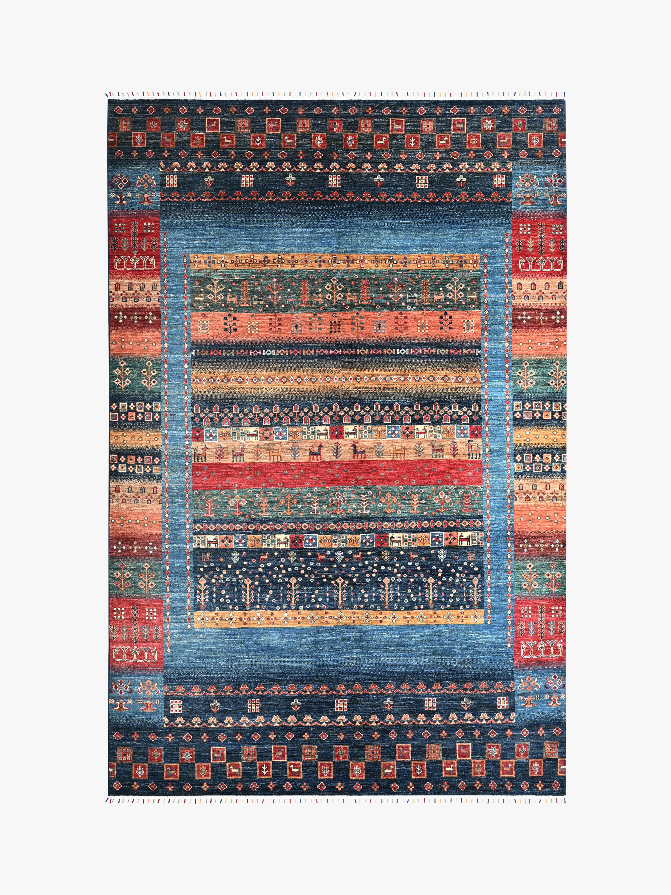 Loribaft Blue Rug PC 57541 - 3.02m X 2.08m