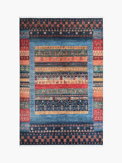Loribaft Blue Rug PC 57541 - 3.02m X 2.08m