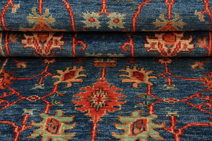 Sultani Blue Rug PC 54648 - 2.42m X 0.73m