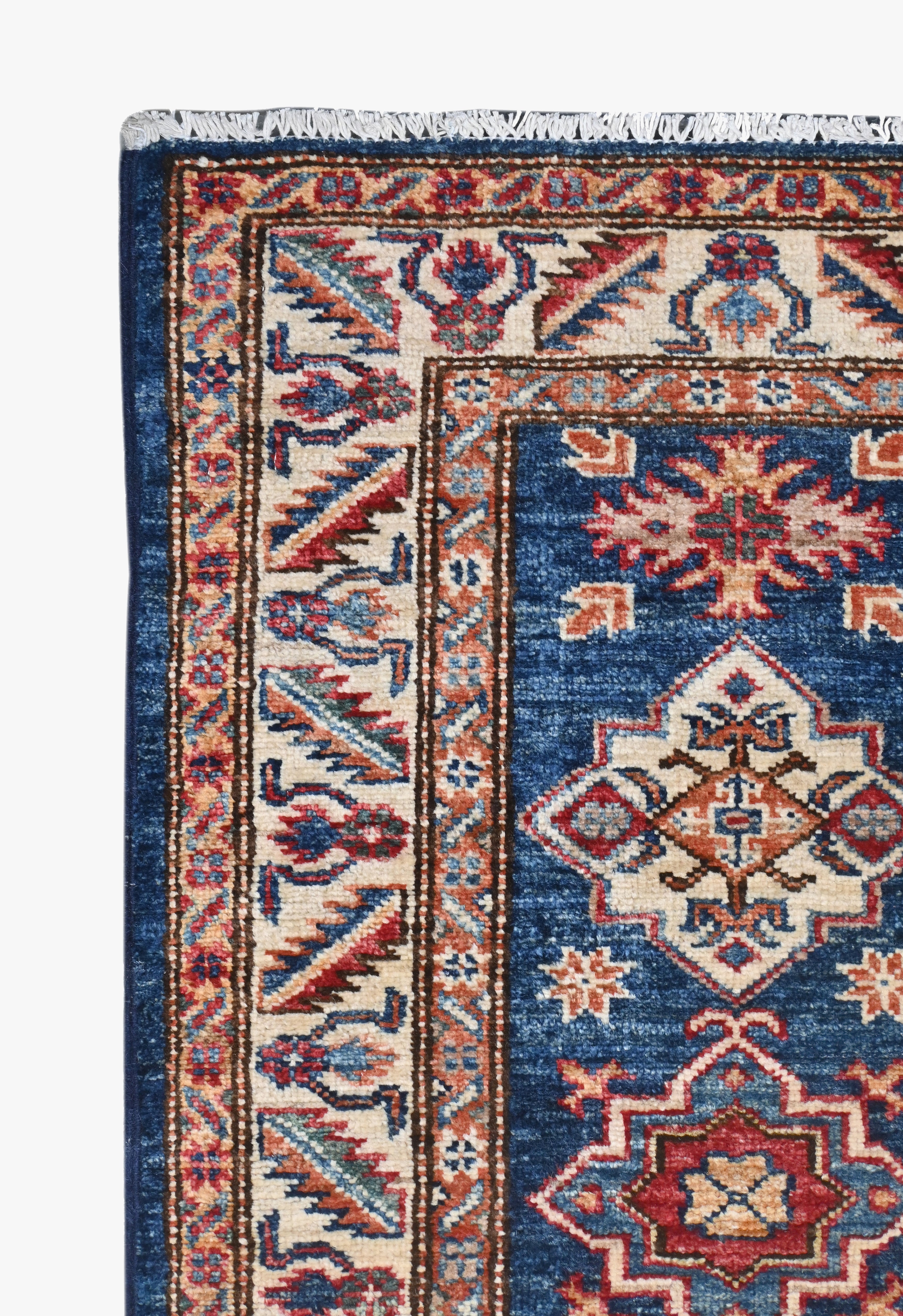 Supreme Kazak Blue Rug PC 54858 - 1.78m X 0.57m
