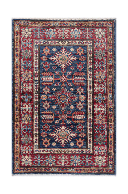 Supreme Kazak Blue Rug PC 55332 - 0.90m X 0.60m