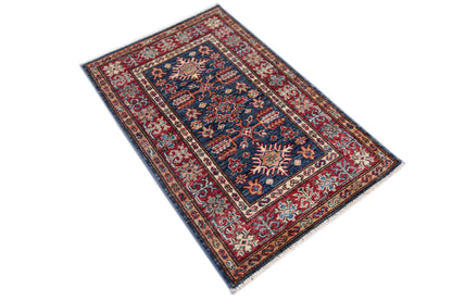 Supreme Kazak Blue Rug PC 55332 - 0.90m X 0.60m