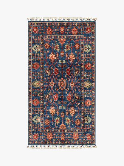 Sultani Blue Rug PC 54644 - 1.58m X 0.87m