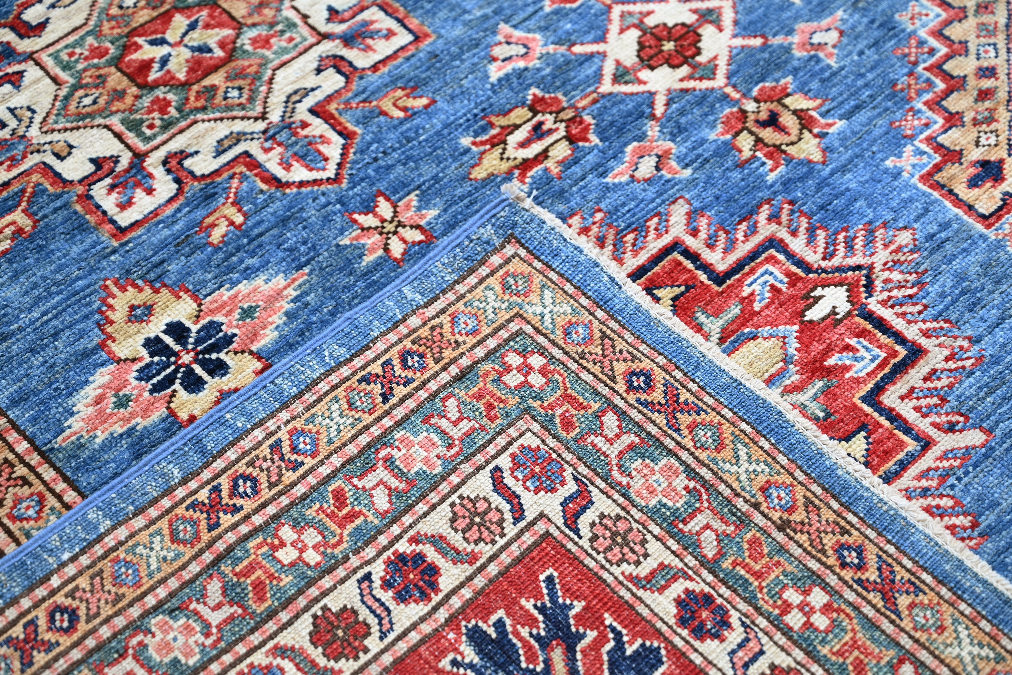 Supreme Kazak Blue Rug PC 57577 - 3.05m X 2.52m