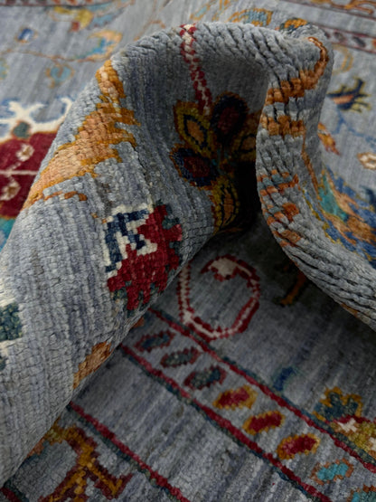 Sultani Grey Rug PC 57412 - 1.24m X 0.85m