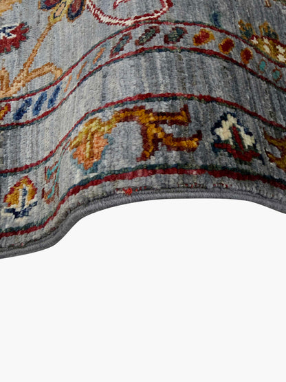 Sultani Grey Rug PC 57412 - 1.24m X 0.85m