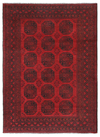 Red Afghan PC 50646 - 2.85 X 1.98