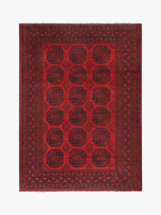 Red Afghan PC 50646 - 2.85 X 1.98