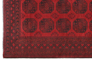 Red Afghan PC 50646 - 2.85 X 1.98