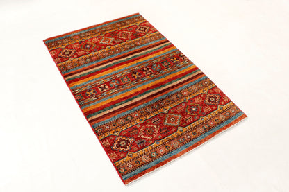 Khurjeen Multi Rug PC 56518 - 1.26m X 0.84m