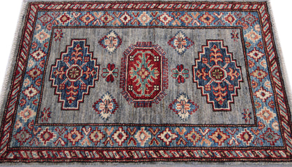 Supreme Kazak Grey Rug PC 55334 - 0.89m X 0.58m