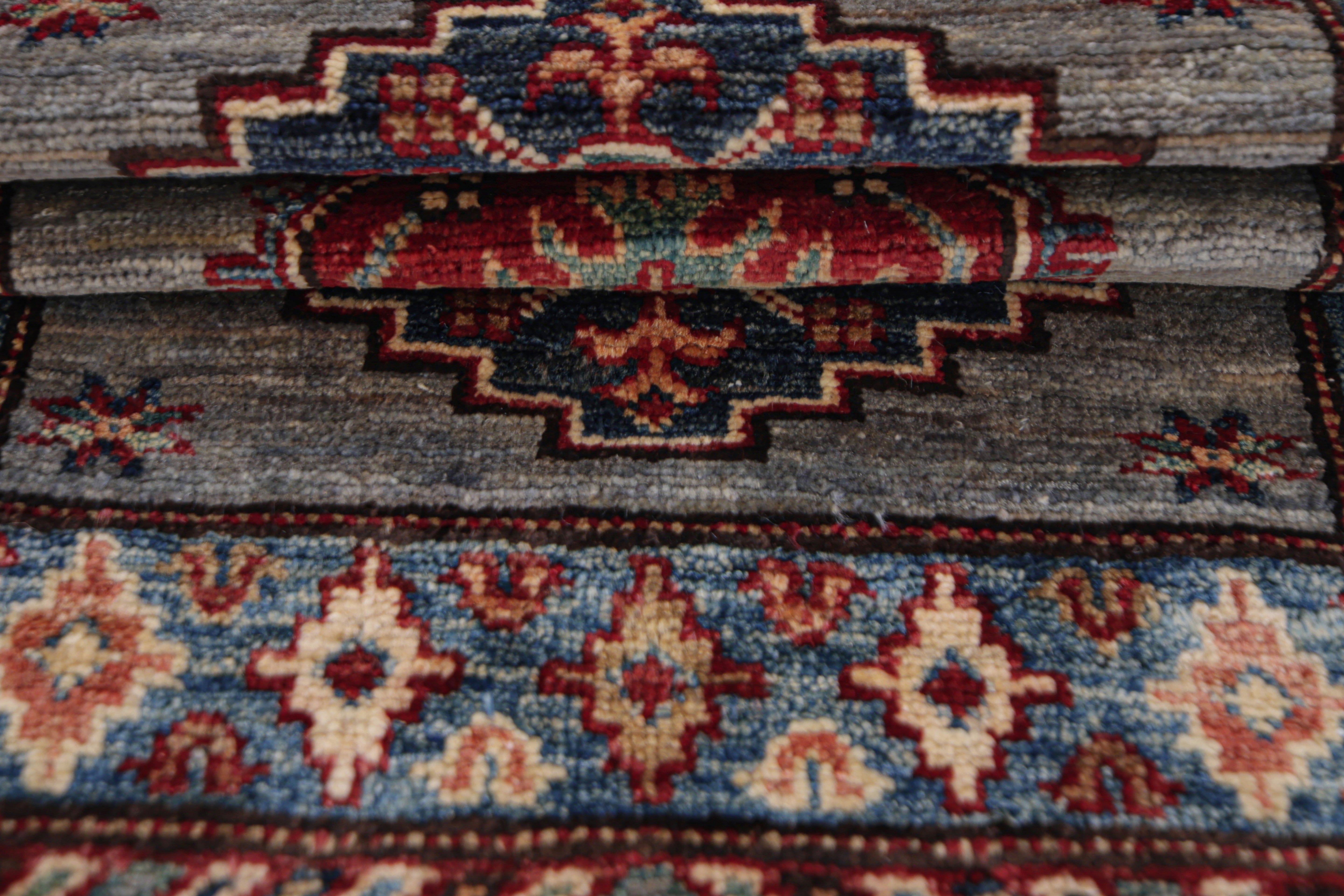 Supreme Kazak Grey Rug PC 55334 - 0.89m X 0.58m