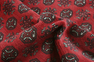 Red Afghan PC 50647 - 2.88 X 1.96