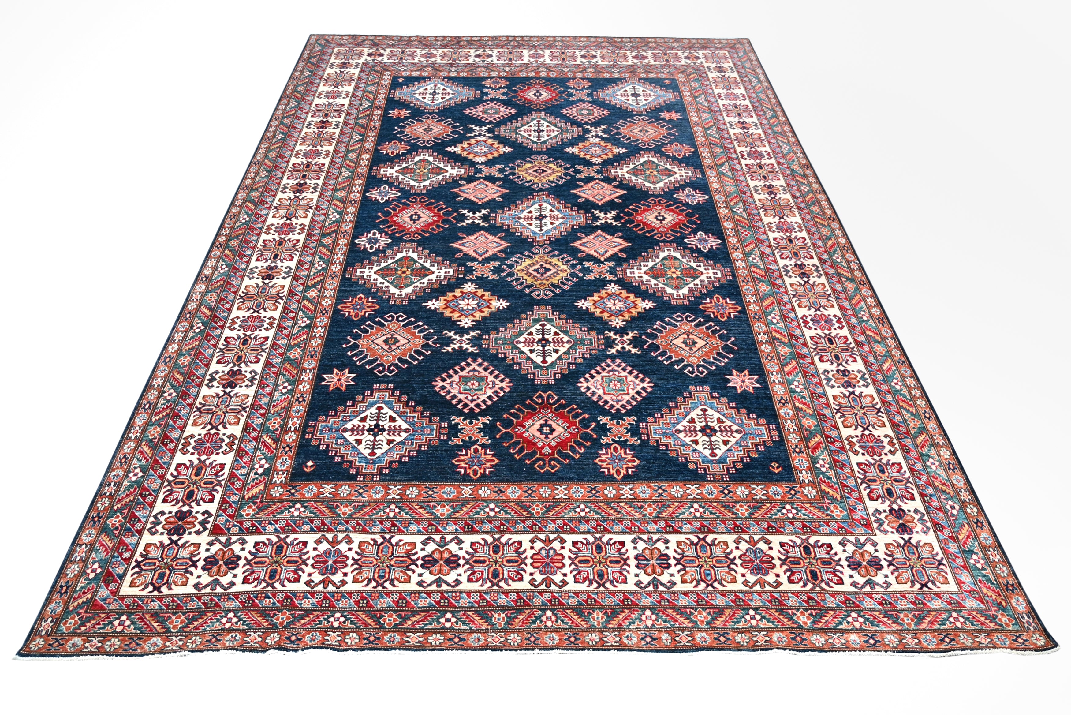 Supreme Kazak Blue Rug PC 56480 - 3.62m X 2.79m