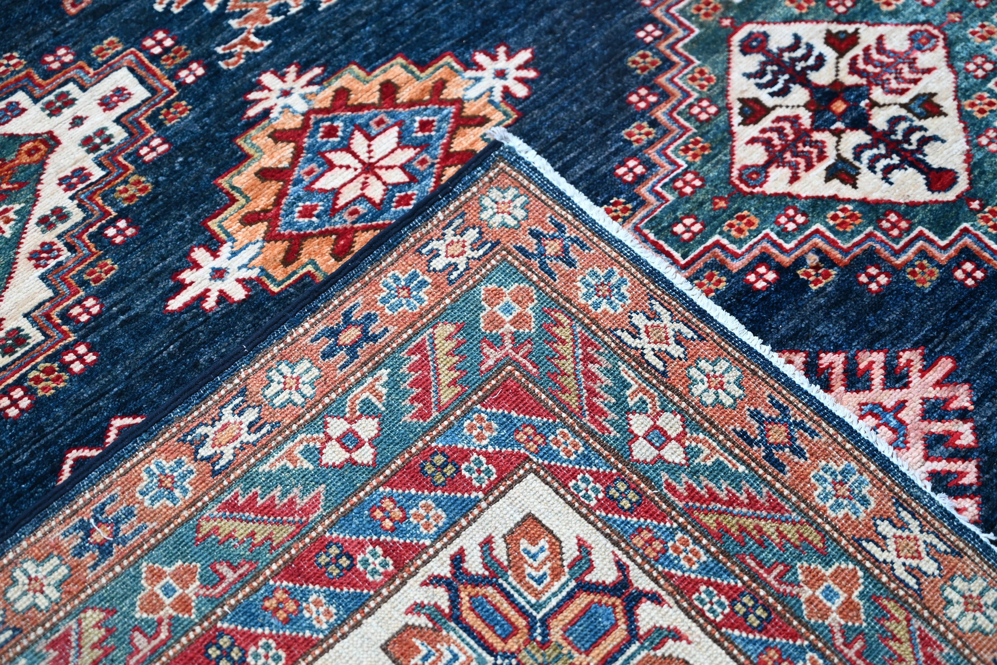 Supreme Kazak Blue Rug PC 56480 - 3.62m X 2.79m
