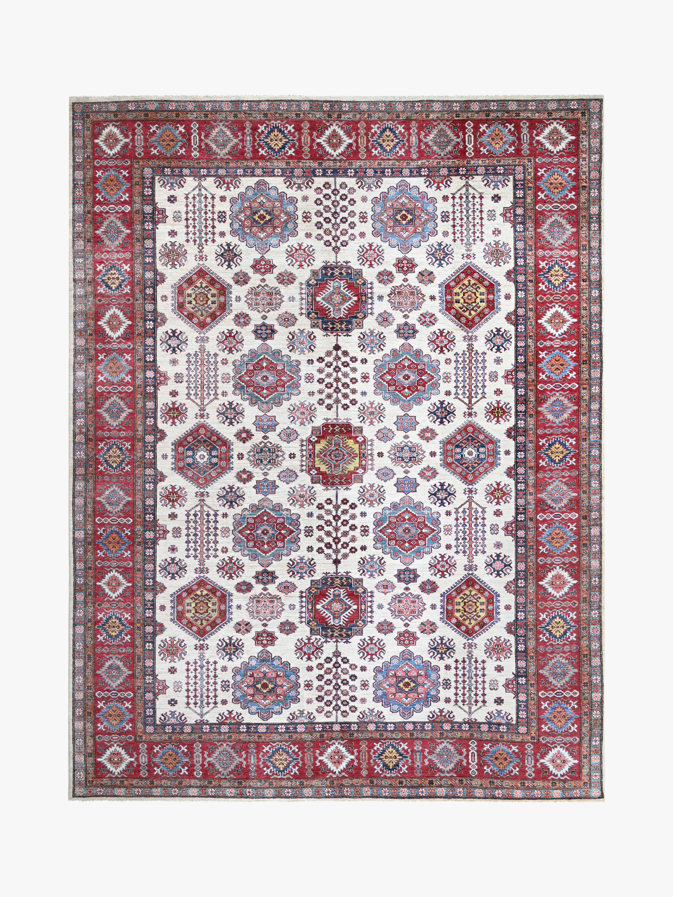 Supreme Kazak Ivory Rug PC 56481 - 3.72m X 2.76m