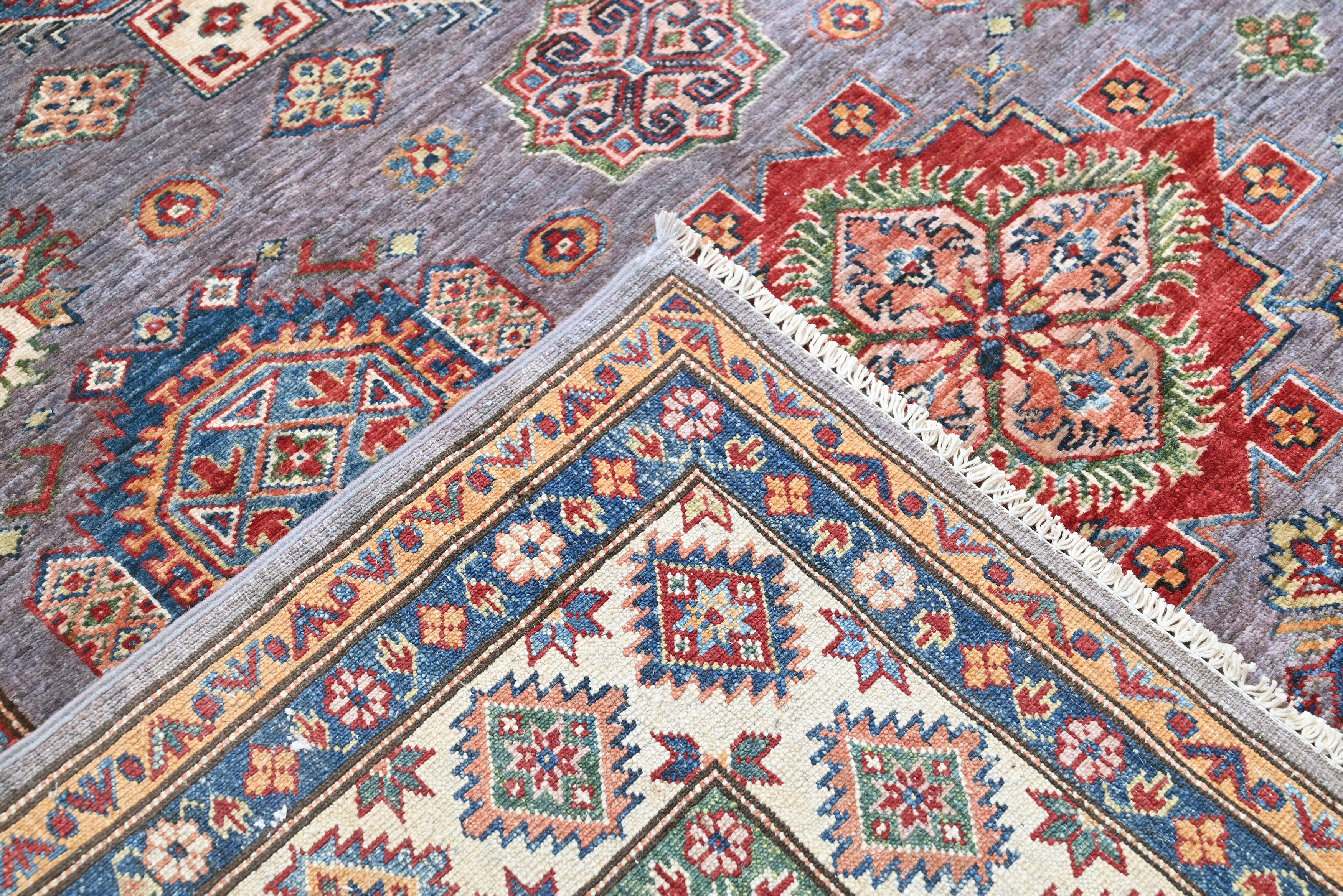 Supreme Kazak Grey Rug PC 57575 - 2.43m X 1.69m