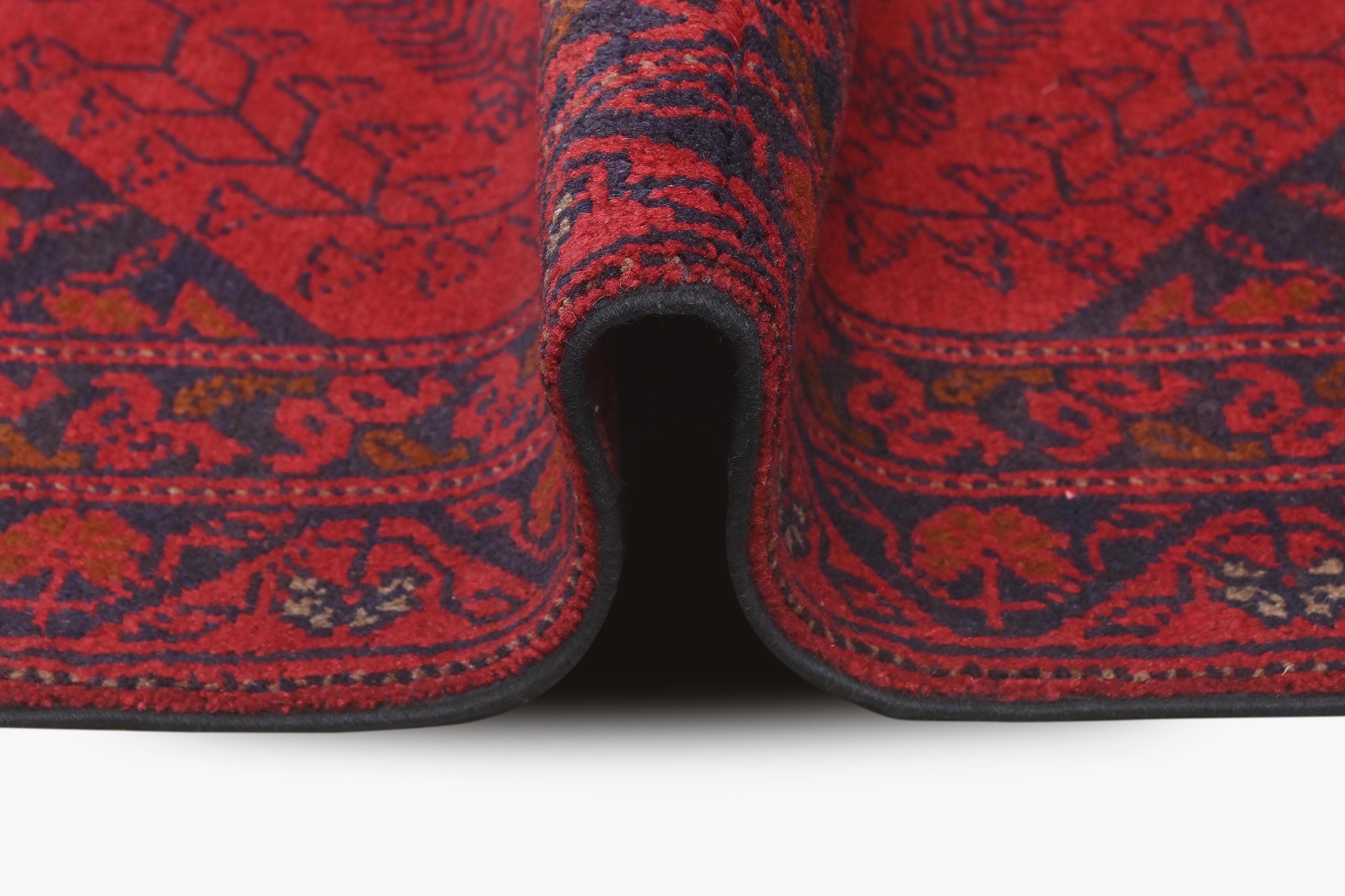 Khal Mohammadi Red Rug PC 57757 - 2.89m X 0.81m