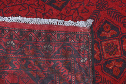 Khal Mohammadi Red Rug PC 57757 - 2.89m X 0.81m