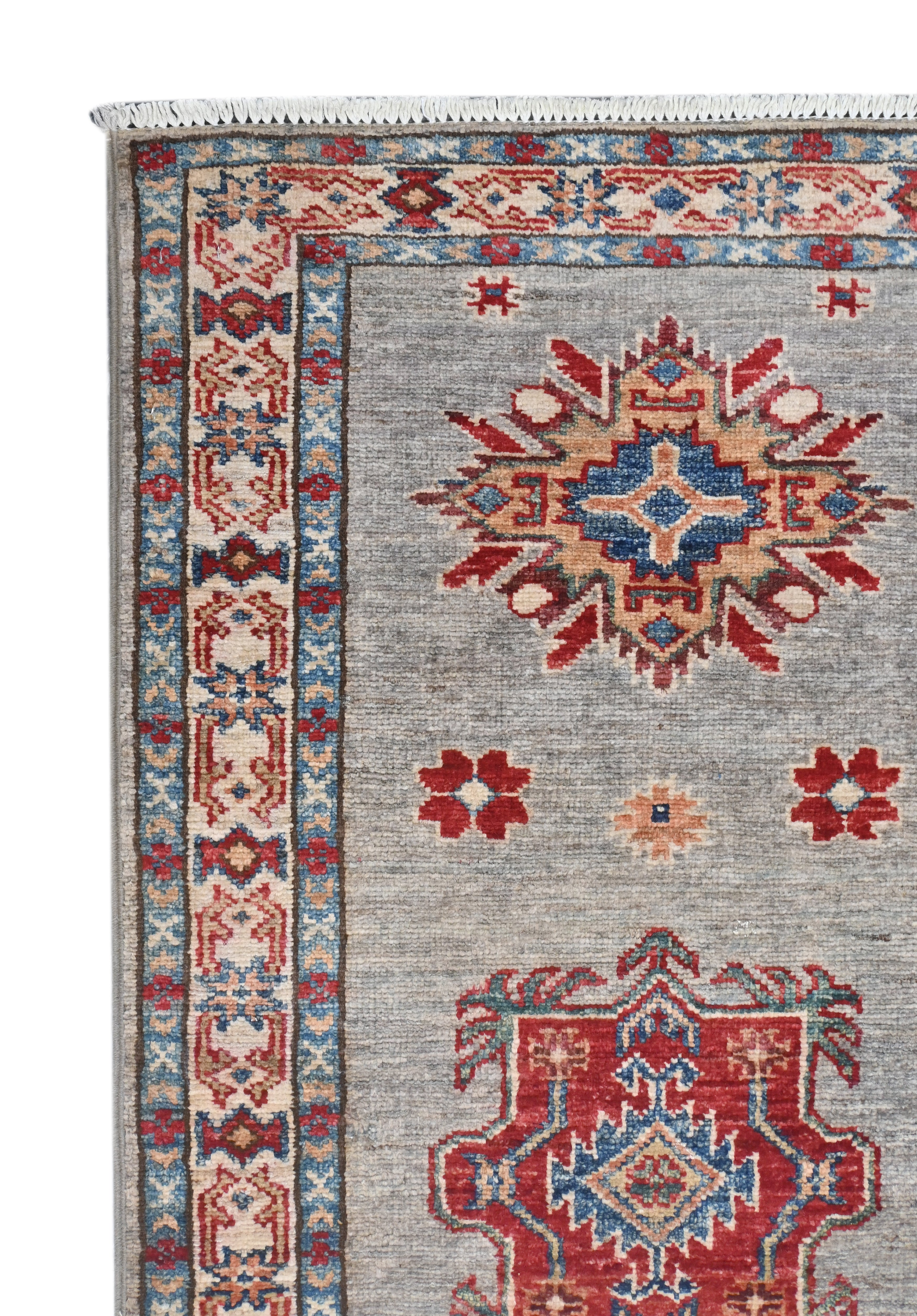 Supreme Kazak Grey Rug PC 54862 - 1.83m X 0.58m