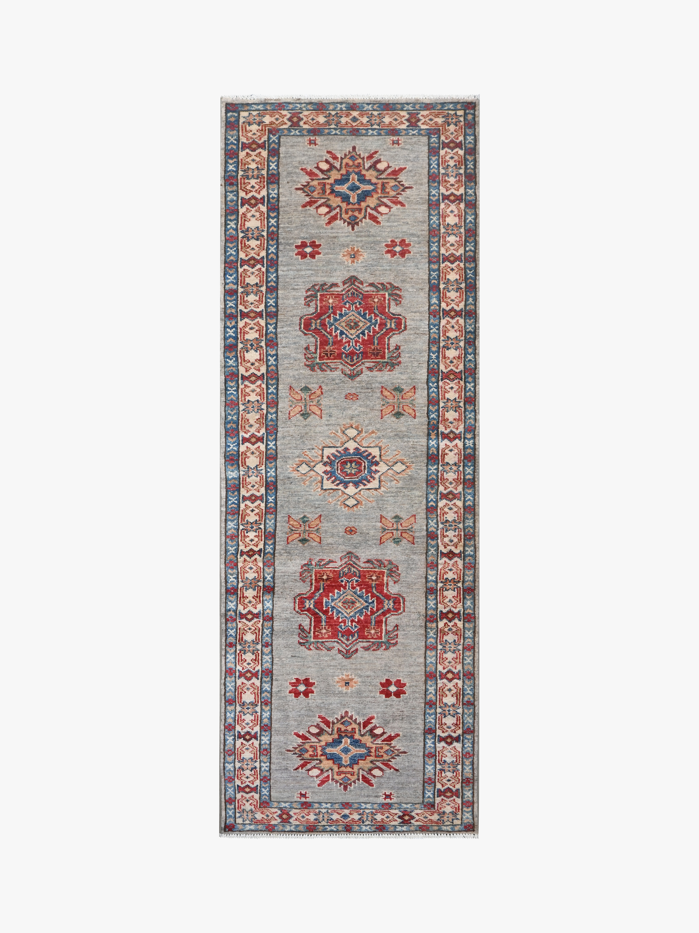 Supreme Kazak Grey Rug PC 54862 - 1.83m X 0.58m