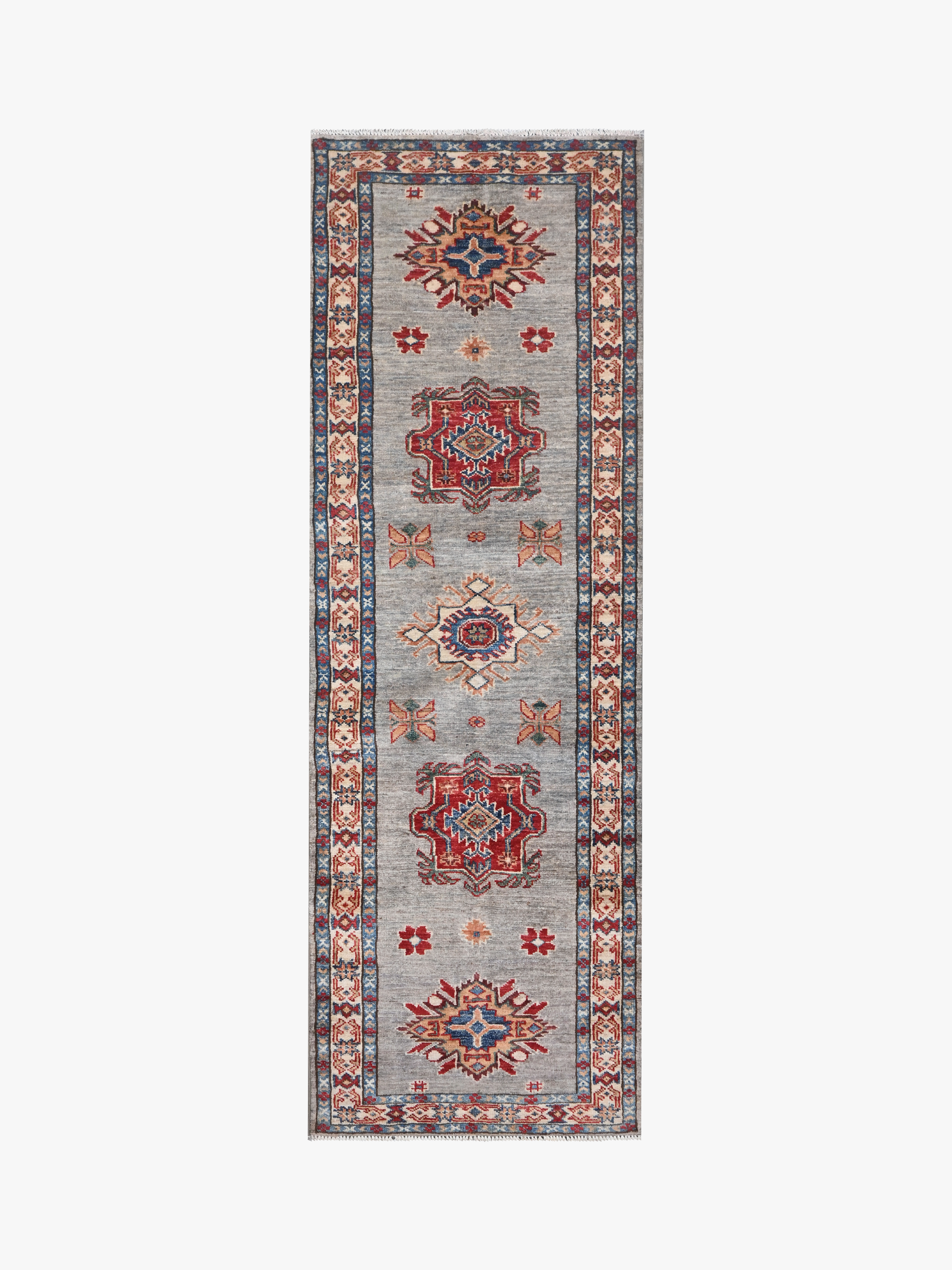 Supreme Kazak Grey Rug PC 54863 - 1.82m X 0.58m