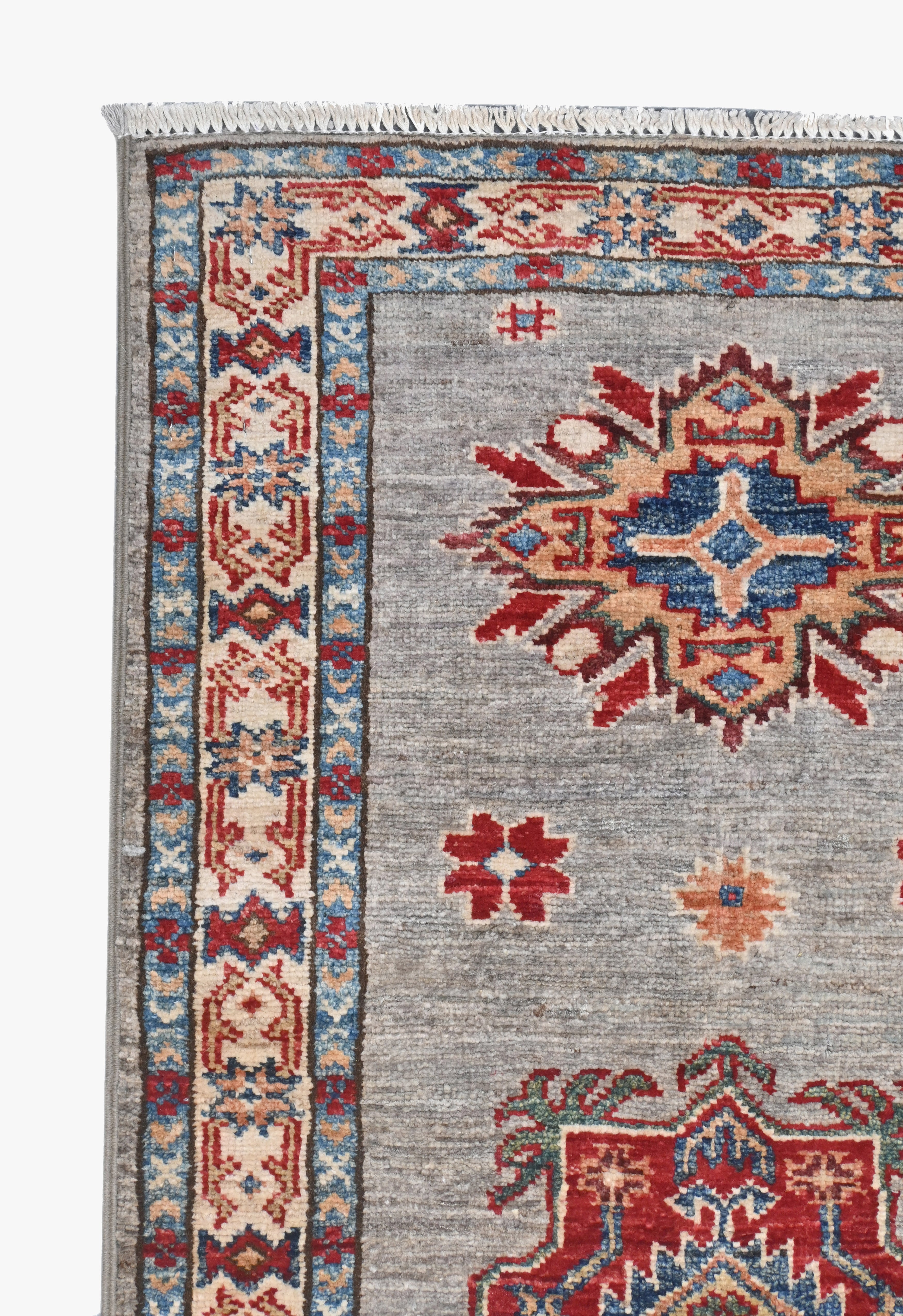 Supreme Kazak Grey Rug PC 54863 - 1.82m X 0.58m