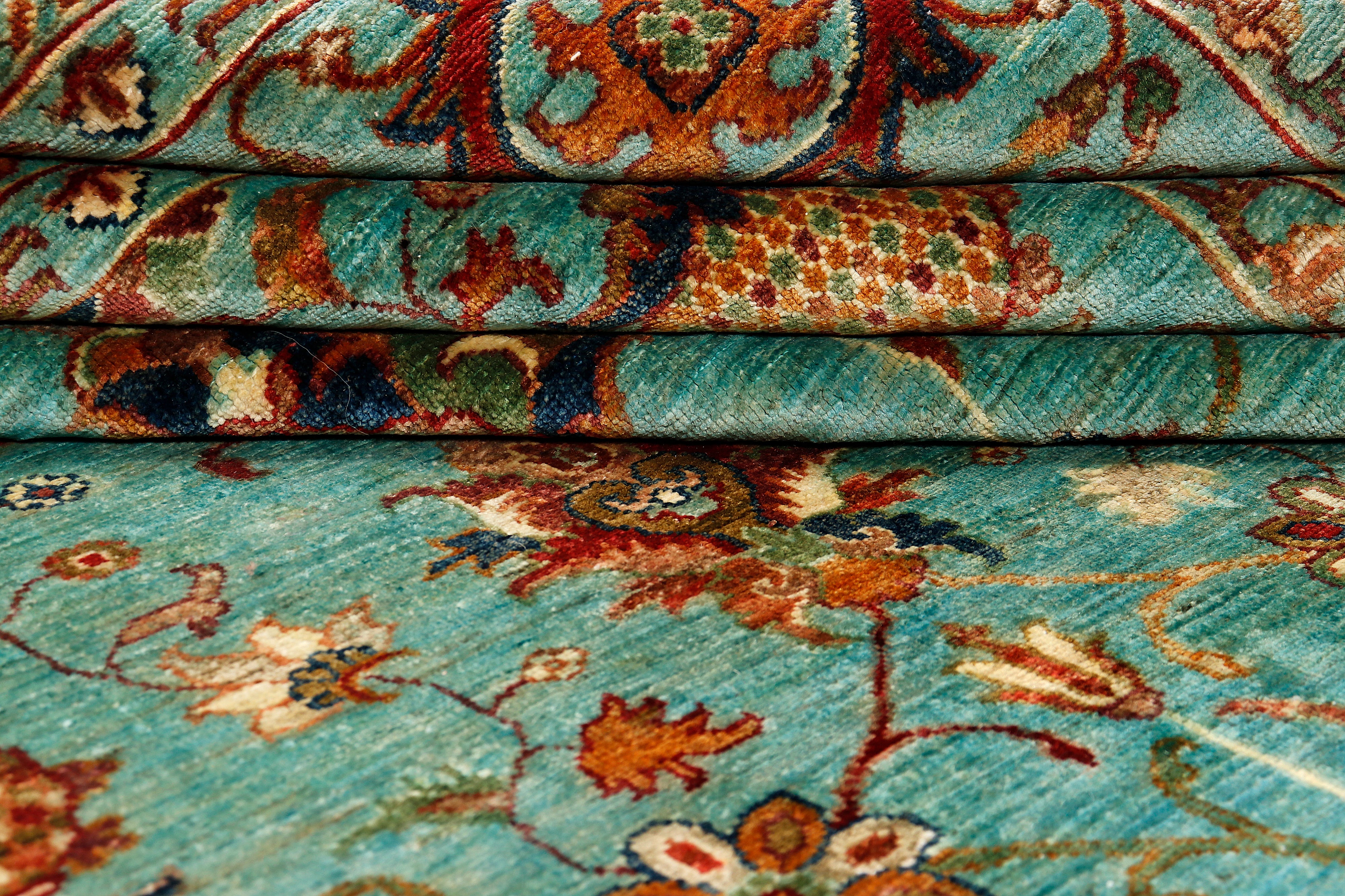 Sultani Green Rug PC 57343 - 3.48m X 2.49m