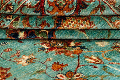 Sultani Green Rug PC 57343 - 3.48m X 2.49m