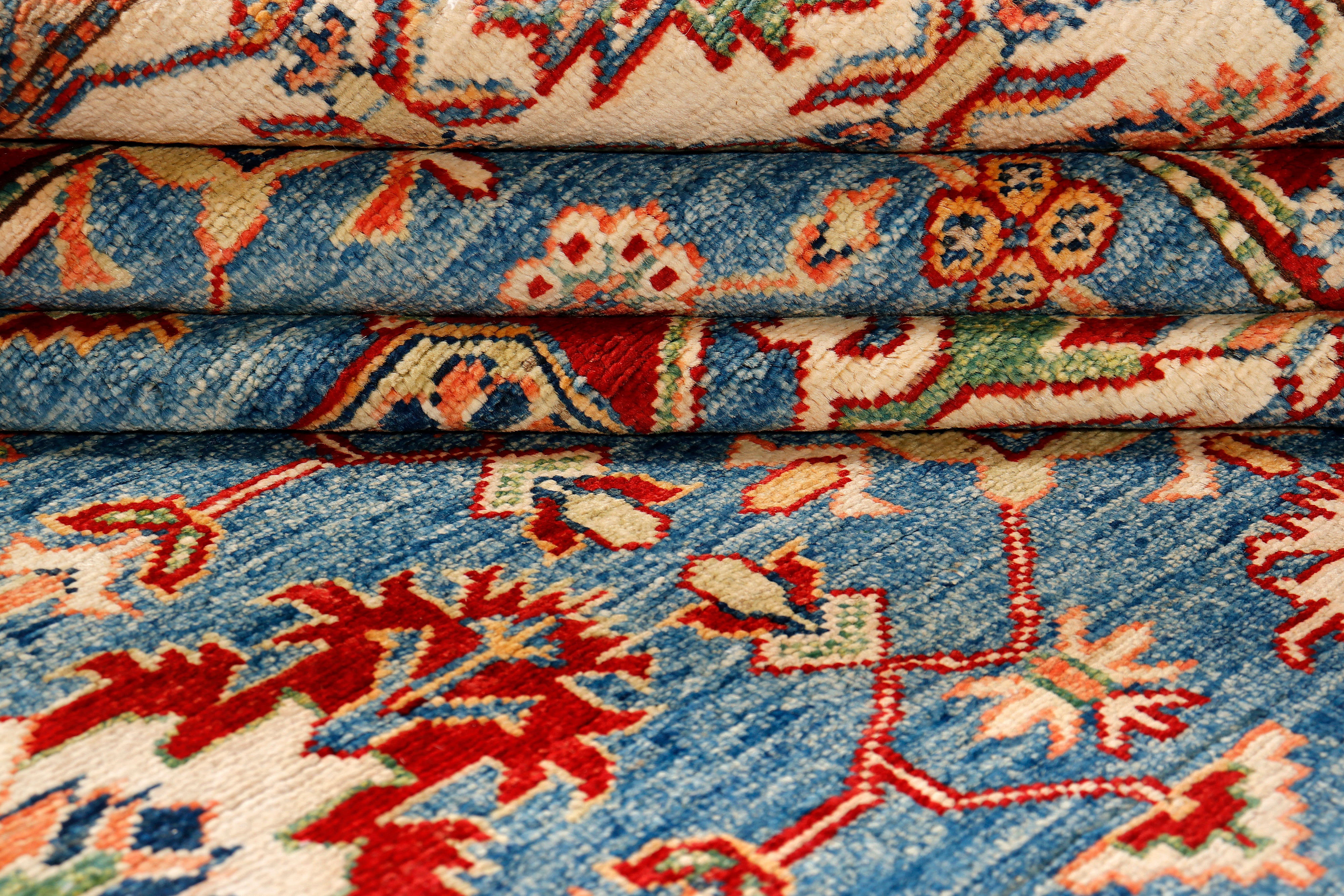 Supreme Kazak Blue Rug PC 57344 - 3.79m X 2.74m