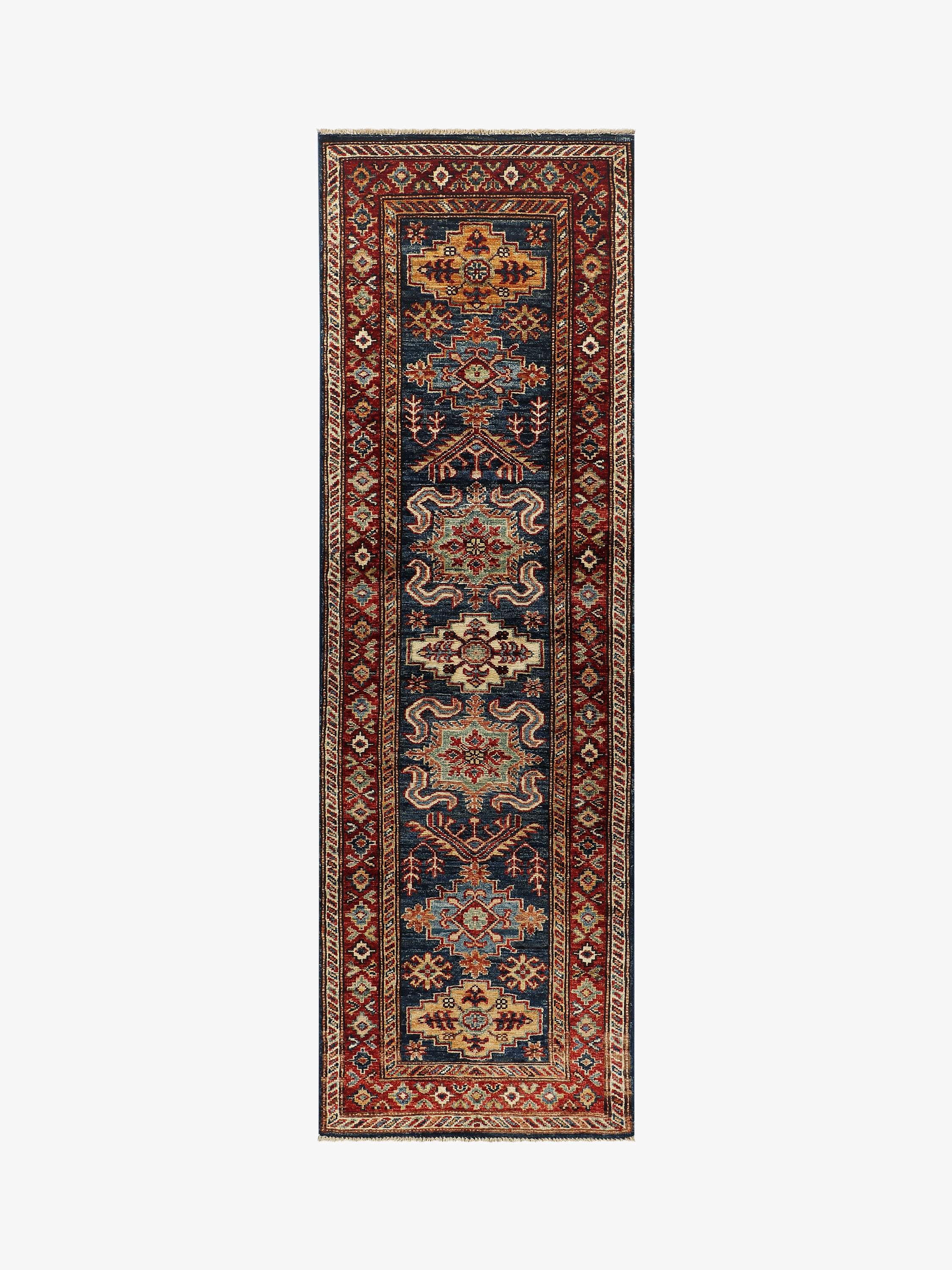 Supreme Kazak Blue Rug PC 57350 - 1.90m X 0.60m
