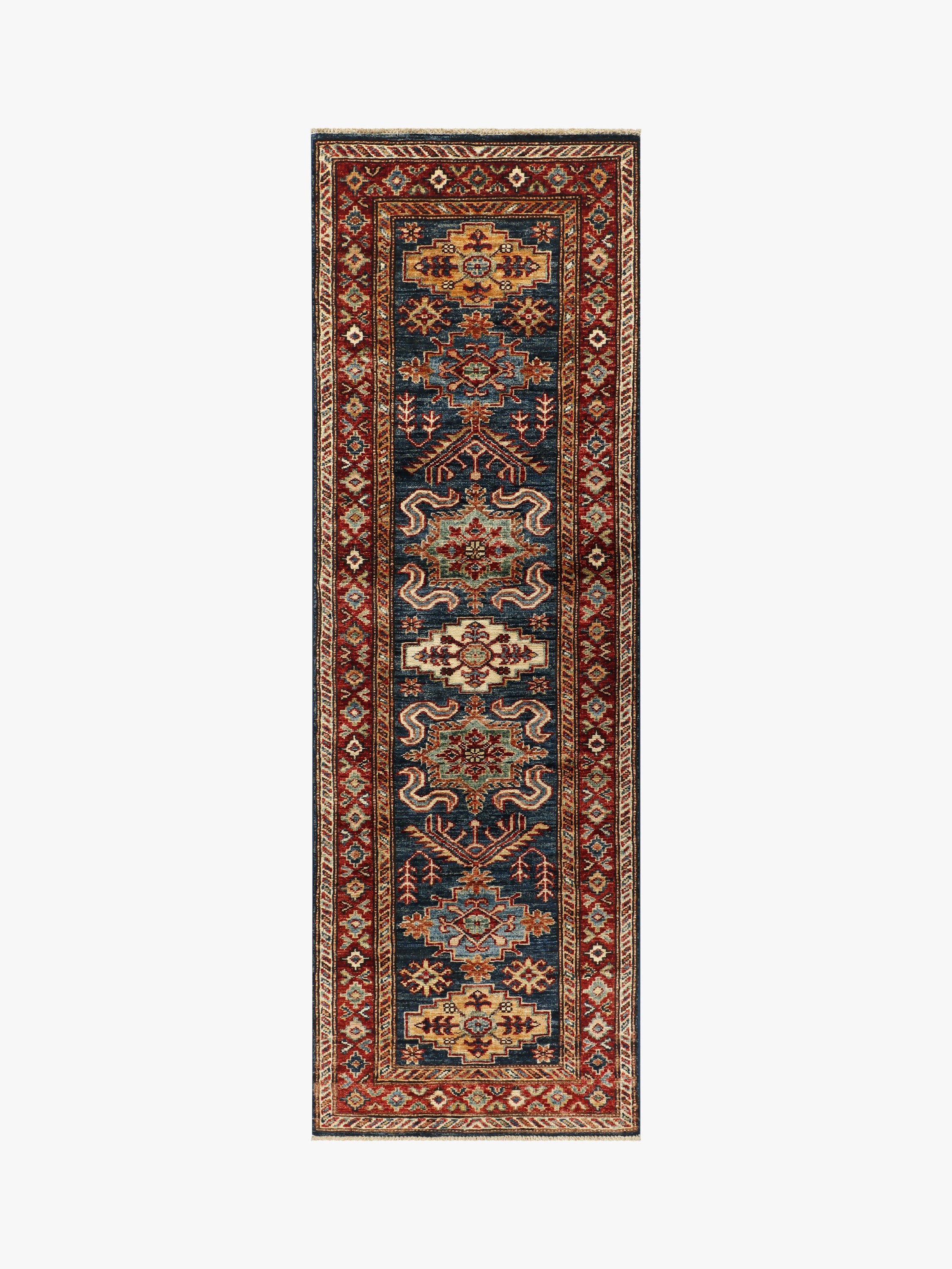 Supreme Kazak Blue Rug PC 57351 - 1.90m X 0.62m