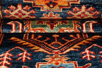 Supreme Kazak Blue Rug PC 57352 - 1.89m X 0.61m
