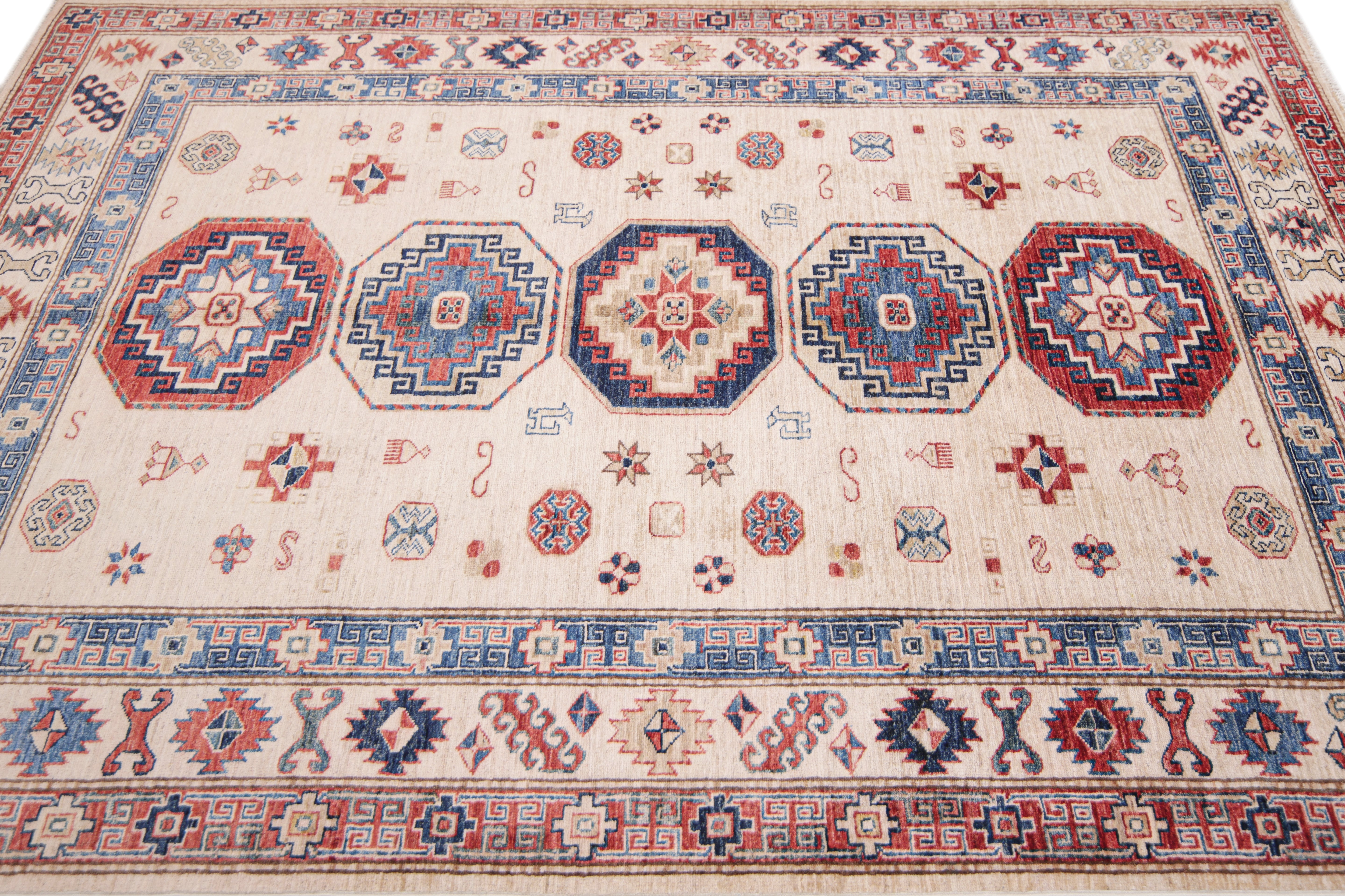 Supreme Kazak Ivory Rug PC 57500 - 2.47m X 1.67m