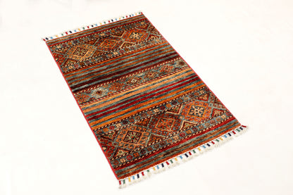 Khurjeen Multi Rug PC 56523 - 0.93m X 0.60m